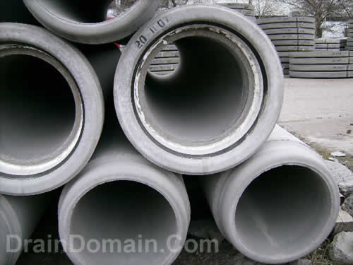 concrete pipes
